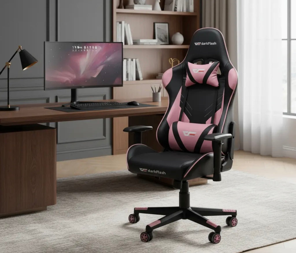 Silla Gamer Darkflash RC360 Reclinable Ergonomica Cuero Sintético