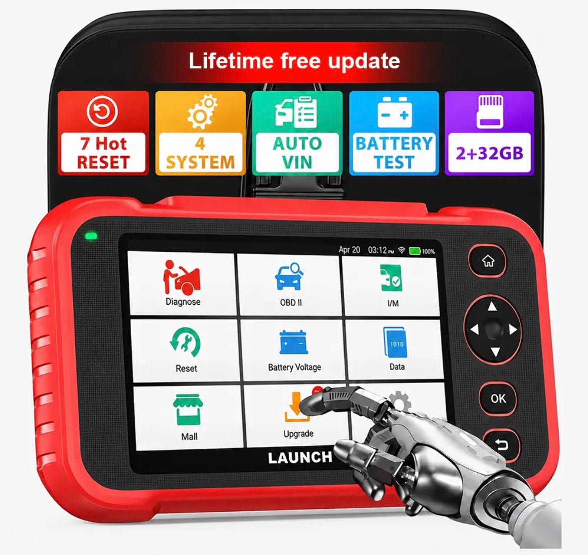 Scanner Automotriz OBD2 LAUNCH CRP123i V2.0 – Diagnóstico Profesional