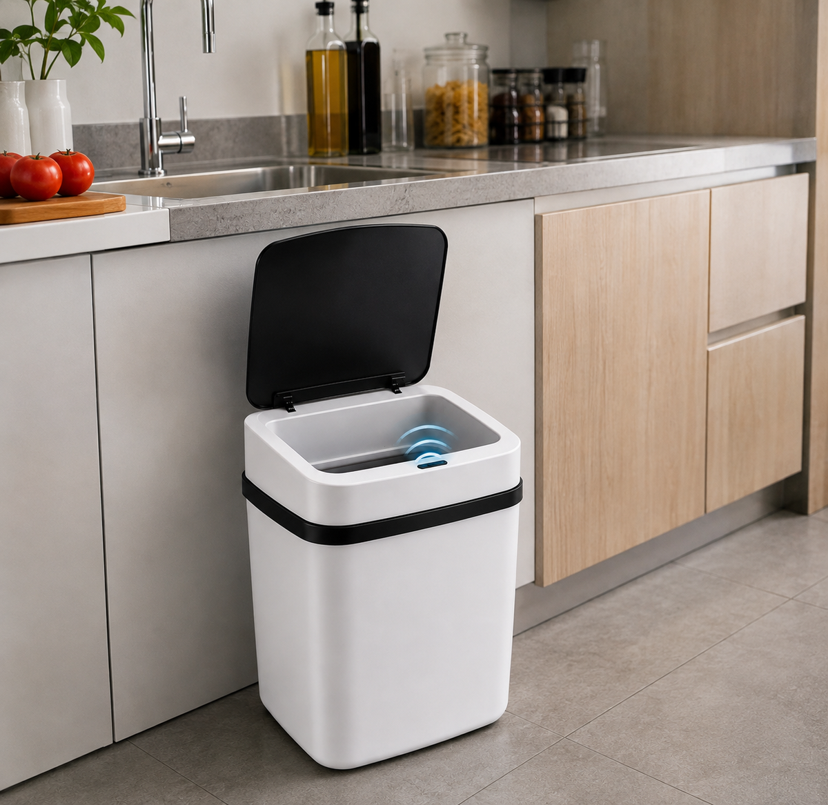 Basurero Inteligente 13L con Sensor Automático