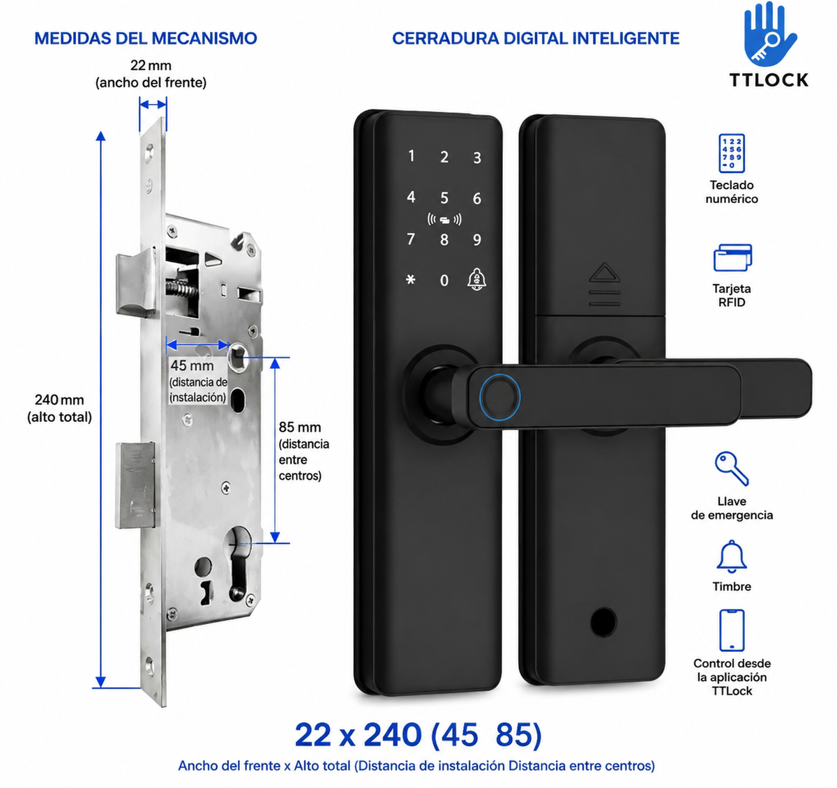 Cerradura Digital Inteligente TTLock
